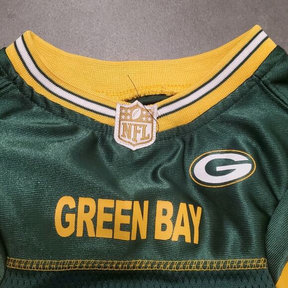 NFL Green Bay Packers Dog Jersey, Size XL Best Football Jersey Costume For Pet - Picture 3 of 6